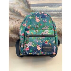 Loungefly Nickelodeon SpongeBob SquarePants Bikini Bottom Mini Backpack Teal